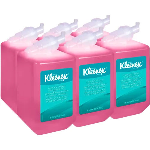 KIMBERLY-CLARK Kimberly-Clark 91552 Kleenex Foam Skin Cleanser W/ Moisturizers Light Floral 1000 ml Cassette 6/Case