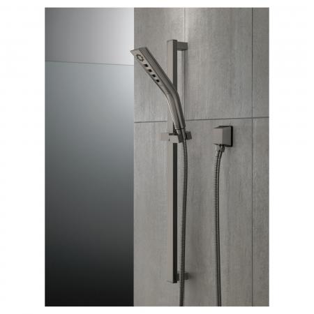 DELTA FAUCET Delta 51799-KS-PR H2Okinetic 3-Setting Slide Bar Handshower
