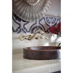 DELTA FAUCET Delta Faucet 65885LF-PNLHP Brizo Charlotte: Two-Handle Wall Mount Lavatory Faucet - Less Handles
