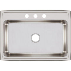 ELKAY Elkay LR31223 Lustertone Classic Stainless Steel 31 x 22 x 7-5/8 Single Bowl Drop-in Sink