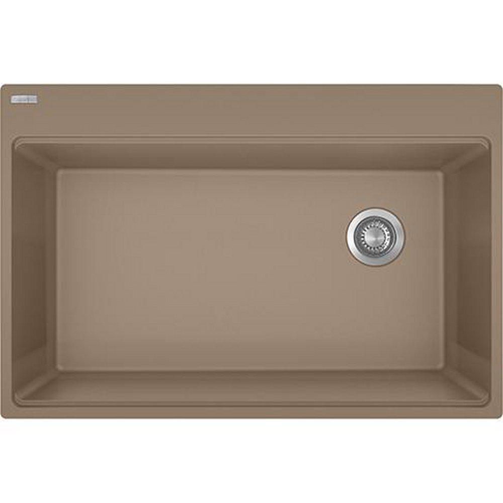 FRANKE Franke MAG61031OW-OYS Maris 33 x 22 in. Granite 1 Bowl Drop-in Kitchen Sink in Oyster