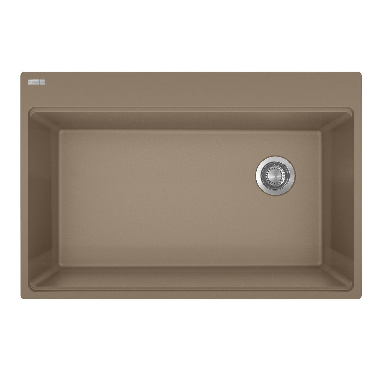 FRANKE Franke MAG61031OW-OYS Maris 33 x 22 in. Granite 1 Bowl Drop-in Kitchen Sink in Oyster