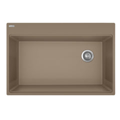 FRANKE Franke MAG61031OW-OYS Maris 33 x 22 in. Granite 1 Bowl Drop-in Kitchen Sink in Oyster