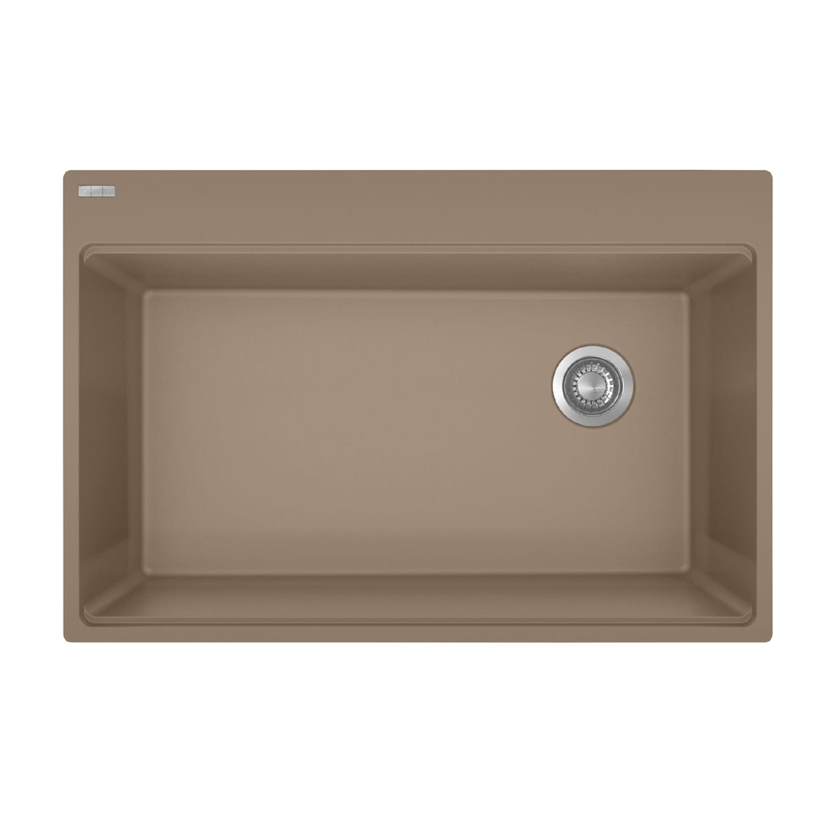 FRANKE Franke MAG61031OW-OYS Maris 33 x 22 in. Granite 1 Bowl Drop-in Kitchen Sink in Oyster