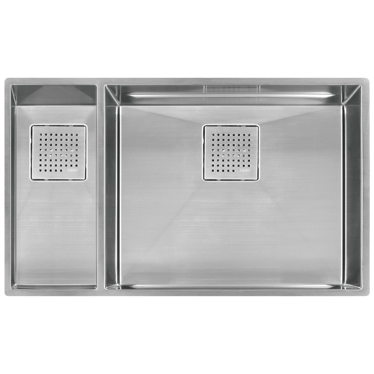 FRANKE Franke PKX160LH Peak 31-in. x 18-in. 16 Gauge Stainless Steel Undermount Double Bowl Kitchen Sink