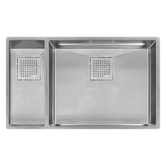 FRANKE Franke PKX160LH Peak 31-in. x 18-in. 16 Gauge Stainless Steel Undermount Double Bowl Kitchen Sink
