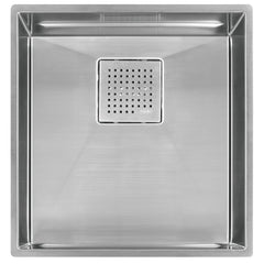 FRANKE Franke PKX11016 Peak 17-in. x 18-in. 16 Gauge Stainless Steel Undermount Single Bowl Kitchen Sink