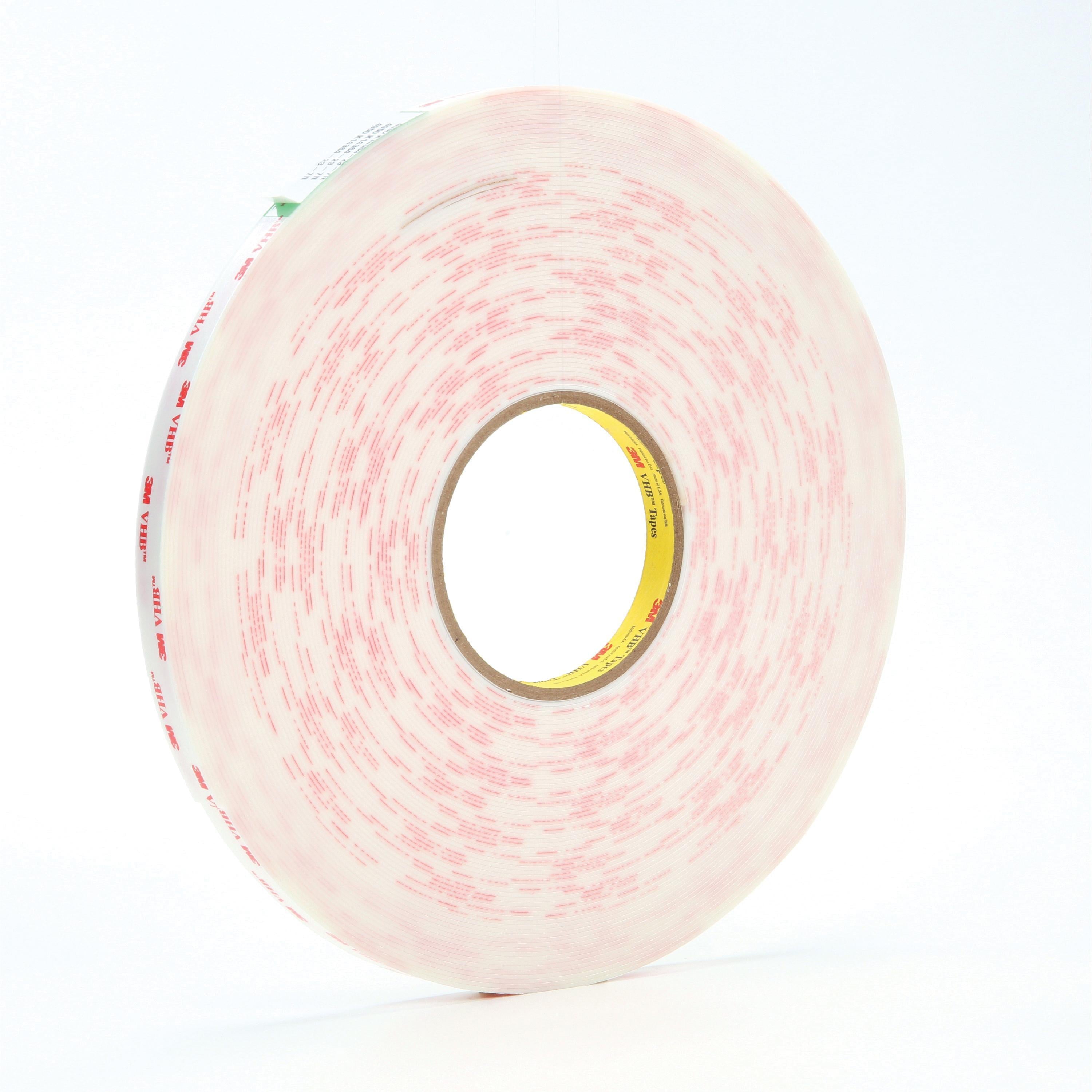 3M 3M 7000028869 VHB Tape 4950 White 1/2 in x 36 yd 45 mil