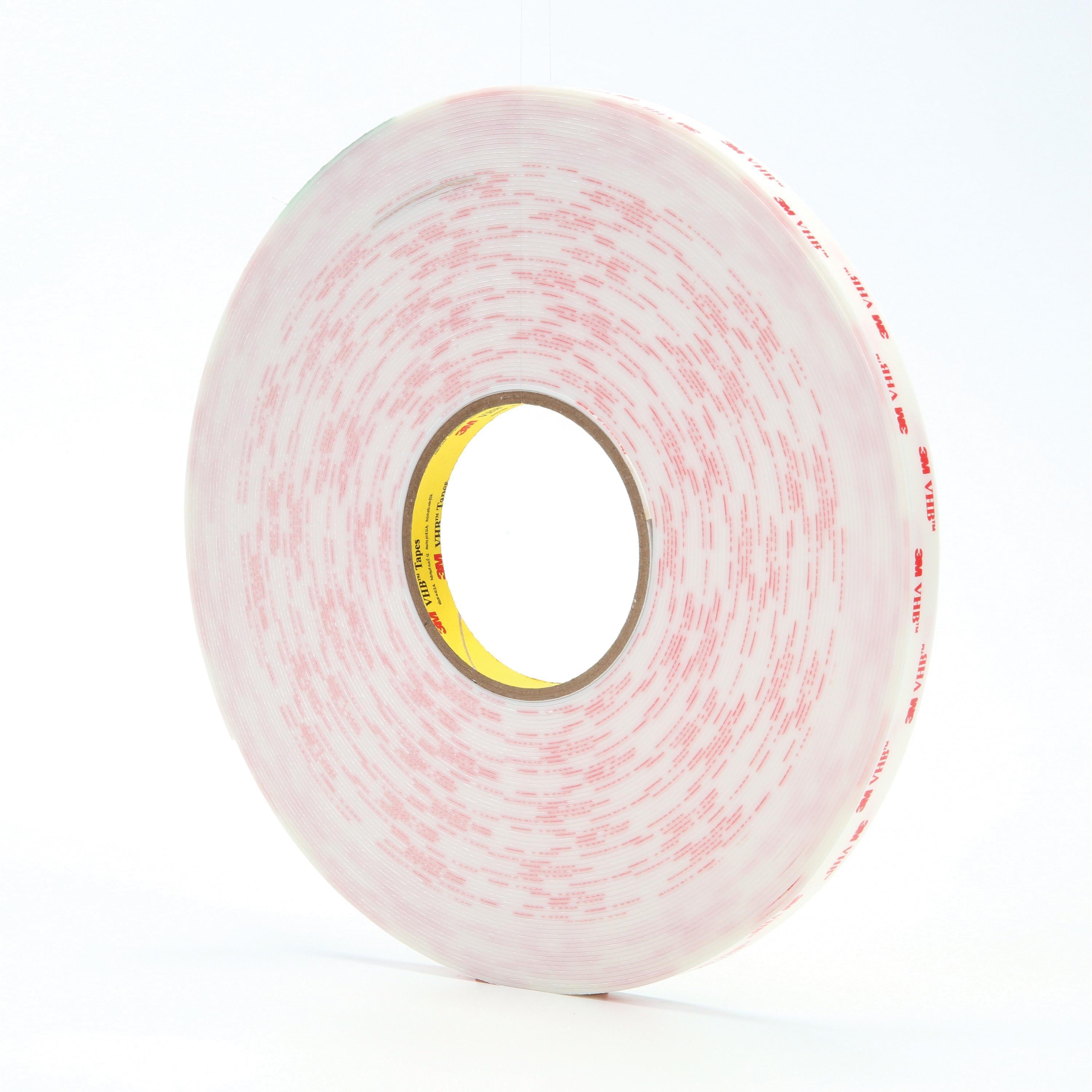 3M 3M 7000028869 VHB Tape 4950 White 1/2 in x 36 yd 45 mil