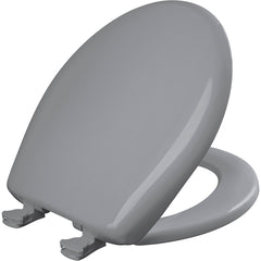 BEMIS Bemis 200SLOWT032 Round Closed Front Toilet Seat with Cover in Country Grey
