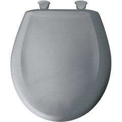 BEMIS Bemis 200SLOWT032 Round Closed Front Toilet Seat with Cover in Country Grey