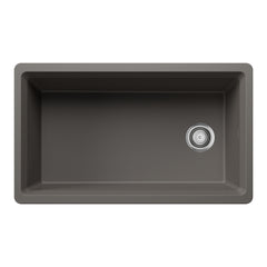 BLANCO BLANCO 443317 Inteos SILGRANIT 33 Single Bowl Reversible Undermount Workstation Kitchen Sink - Volcano Gray