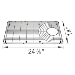 BLANCO BLANCO 443344 Stainless Steel Sink Grid for Inteos 30 Workstation Sink