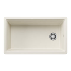 BLANCO BLANCO 443318 Inteos Silgranit 33 Single Bowl Reversible Undermount Workstation Kitchen Sink - Soft White