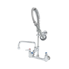 T&S BRASS Mini-PRU: 8 Wall Mount, B-0107, 6 Swing Nozzle, Lever Handles, Wall Bracket Replacement MPZ-8WLN-06 for T&S Brass