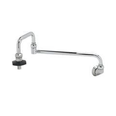 T&S BRASS Pot Filler, Wall Mount, 18 Double Joint Nozzle, 1/2 NPT Inlet Replacement B-0580 for T&S Brass & Bronze Works