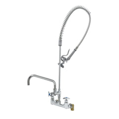 T&S BRASS Big-Flo Pre-Rinse Unit: 8 Wall Mount, 12 Add-On Faucet, Spray Valve Replacement B-0287 for T&S Brass & Bronze Works