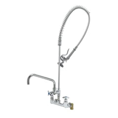 T&S BRASS Big-Flo Pre-Rinse Unit: 8 Wall Mount, 12 Add-On Faucet, Spray Valve Replacement B-0287 for T&S Brass & Bronze Works