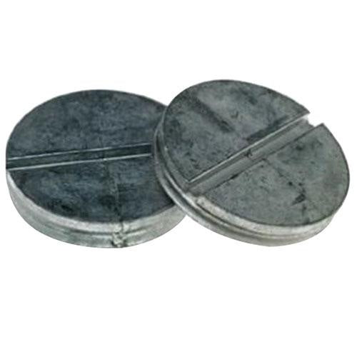 RACO Raco 5271-0 Gray Die Cast Zinc Round Slotted Closure Plug 1 Inch NPT