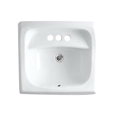 KOHLER Kohler K-2005-0 Kingston Vitreous China Wall Mount Bathroom Sink