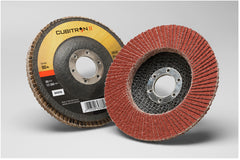 3M 3M 7100104941 Cubitron II 4 1/2 X 7/8 80+ Grit Type 27 Flap Disc