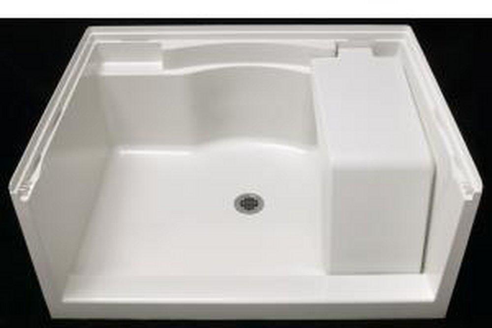 STERLING HVAC Sterling 72281100-0 Accord 48 in Shower Base with Center Drain