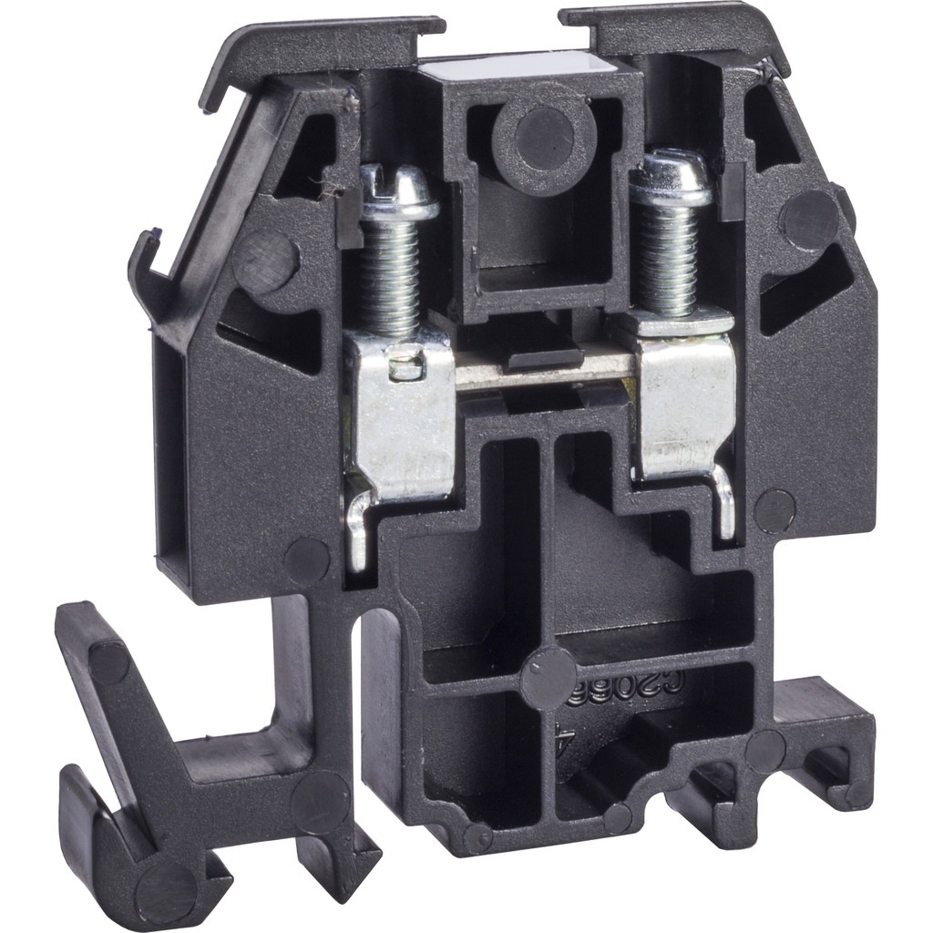 SCHNEIDER ELECTRIC Square D 9080GMB6 600 Volt 30 Amp 22 to 10 AWG 35 mm Din Rail Terminal Block