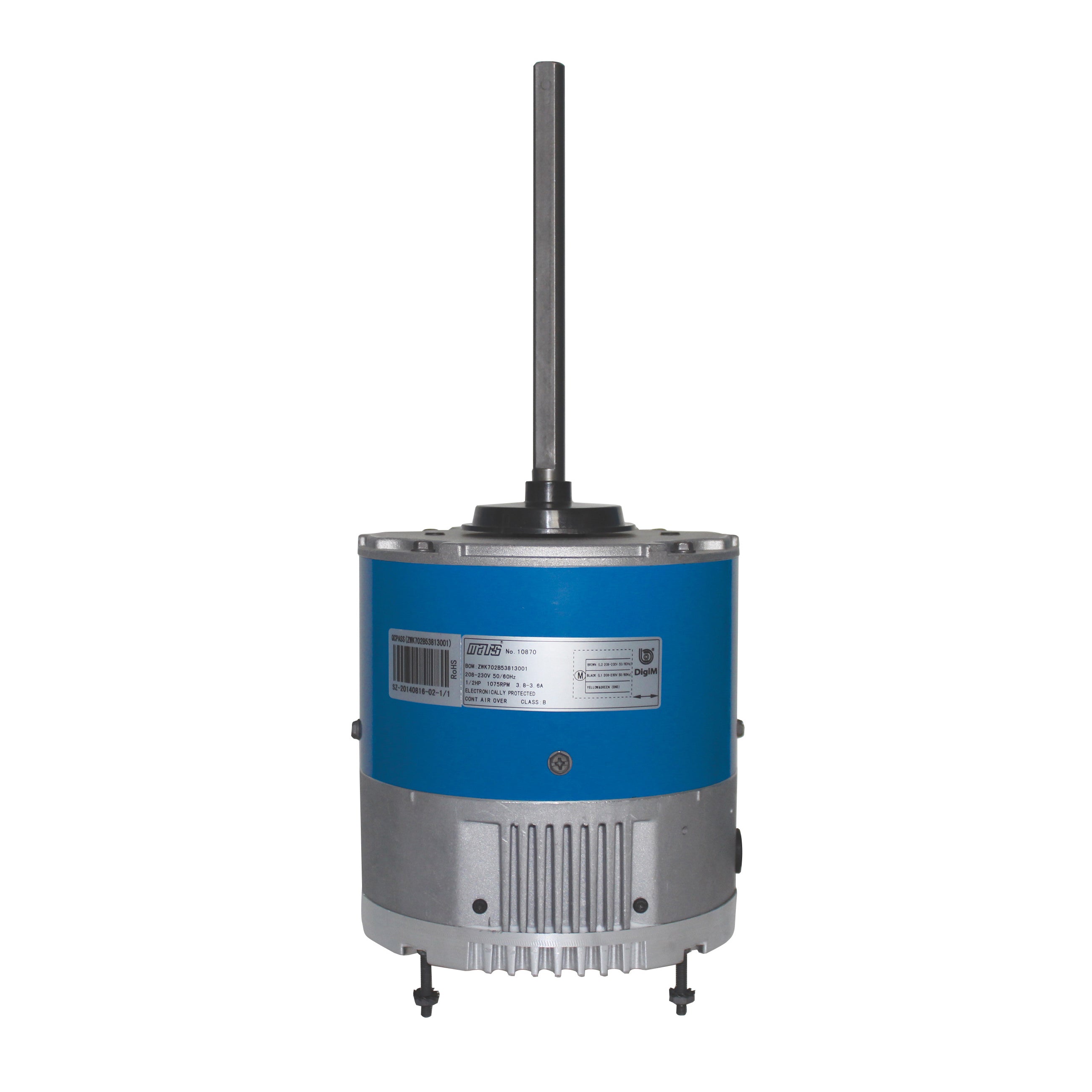MARS Azure by Mars 10870 Digi-Motor 1/3 to 1/2 hp 230 VAC 50/60 Hz
