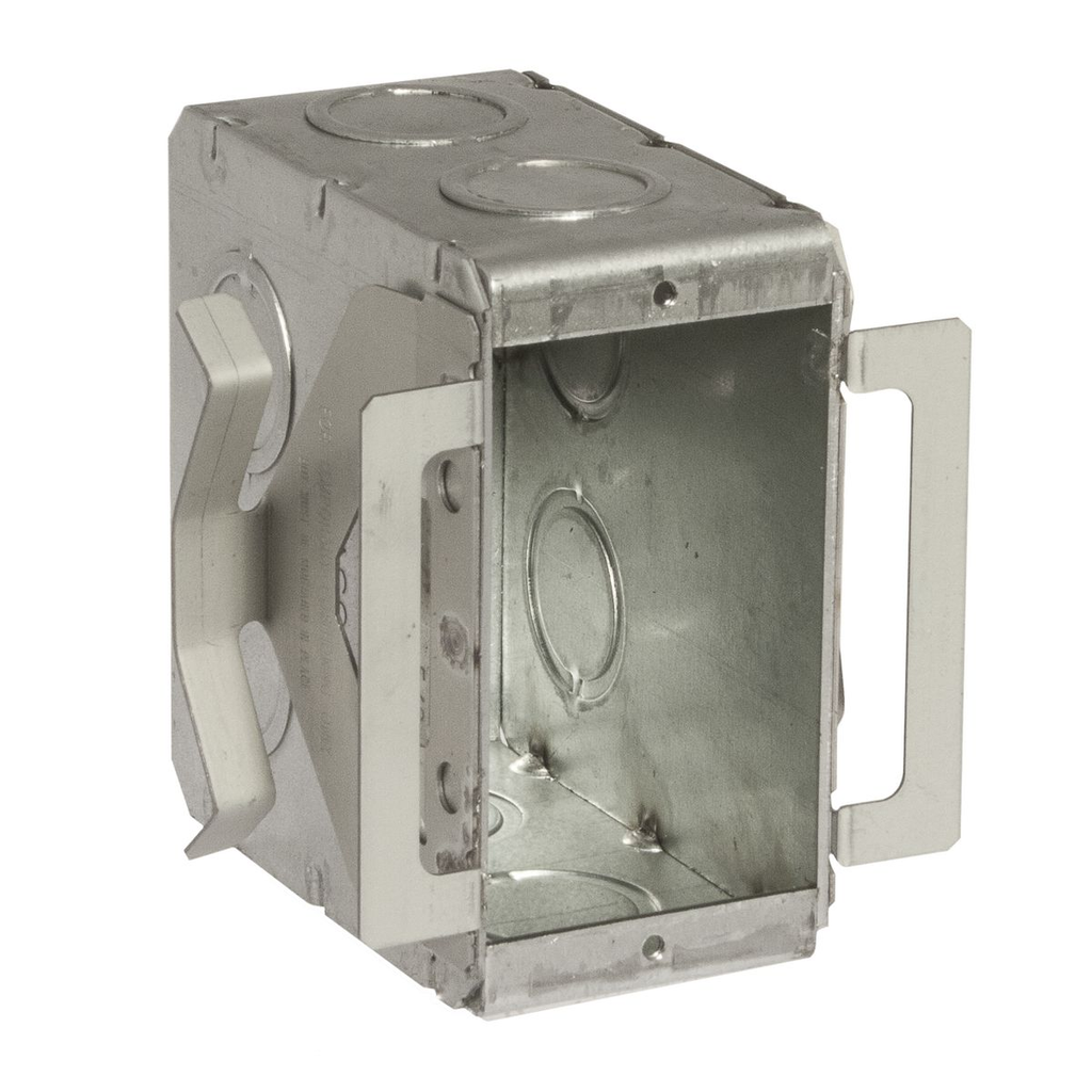 RACO RAC0 695B 1-Gang Block-Loc Masonry Box NonGangable 3-1/2 in Deep Conduit KO's