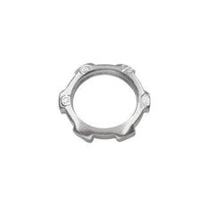 EATON Crouse-Hinds 22 Conduit Locknut, 5 in, For Use With Rigid/IMC Conduit, Malleable Iron