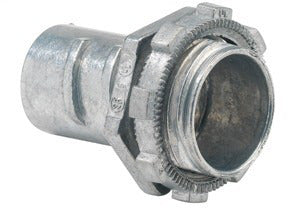 BRIDGEPORT Bridgeport 522-DC2 Connector, Screw-In, Zinc Die Cast, Flex Size 1 Inch