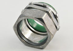 BRIDGEPORT Bridgeport 255-DCI2 Connector, Compression, Zinc Die Cast, 105 Degree C Insulated Throat, Size 2 Inch