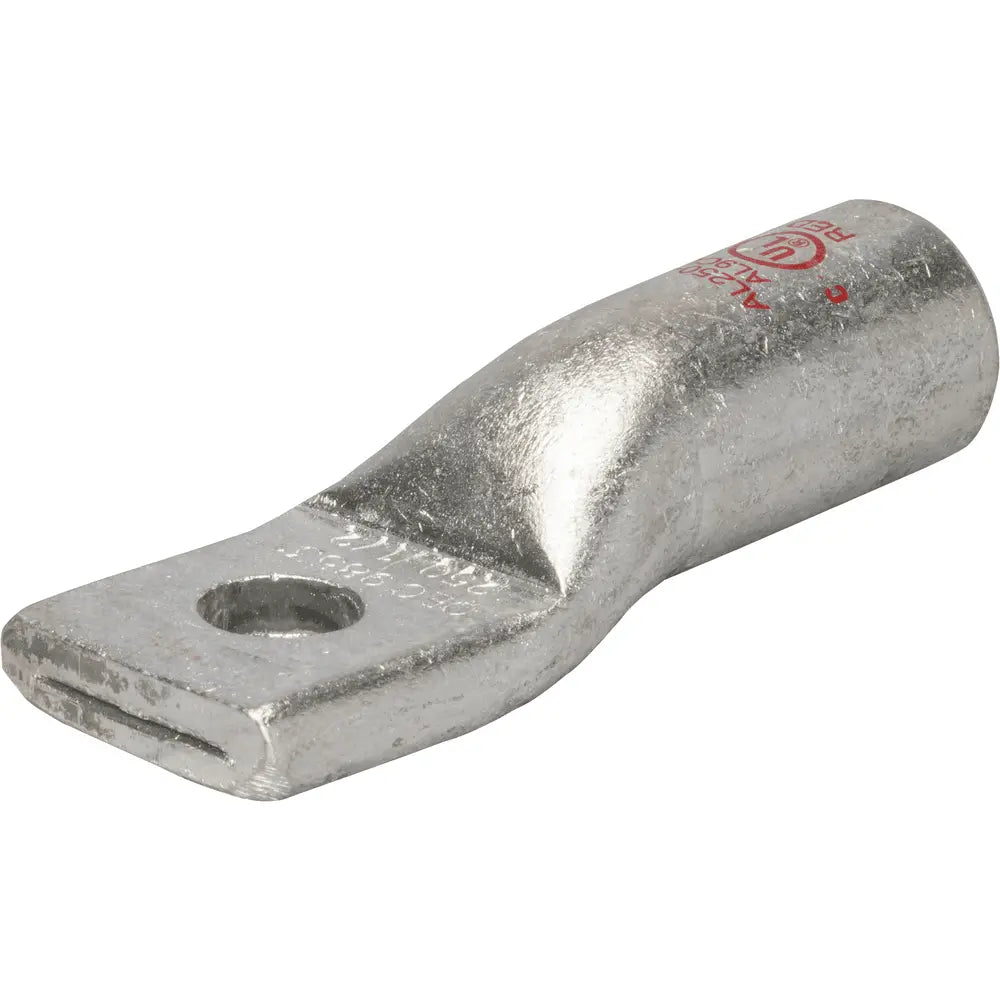 NSI NSI AL250-48 Single-Hole Aluminum Barrel Compression Lug, Red, 250MCM, 1/2 Mount