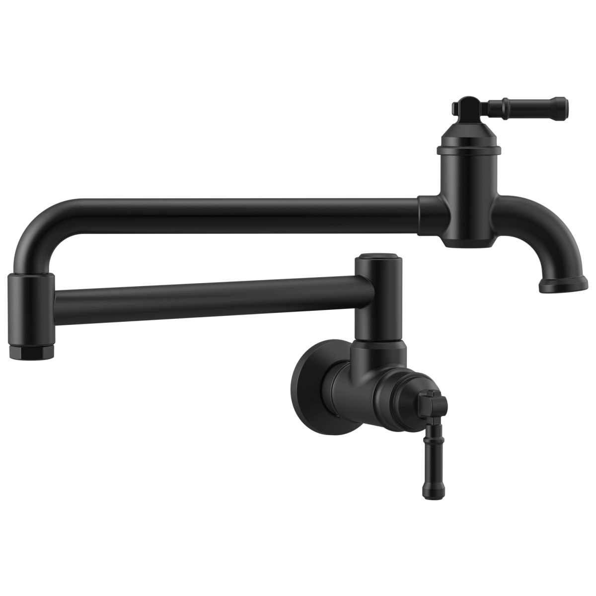 DELTA FAUCET Delta 1190LFL-BL Wall Mount Pot Filler