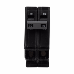 EATON Eaton CHB230 Type CHB Standard Molded Case Circuit Breaker, 120/240 VAC, 30 A, 10 kA Interrupt, 2 Poles, LI Trip