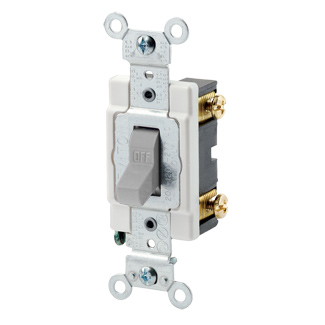 LEVITON Leviton CSB1-15G GY SW TGL SP 15A120/277VAC Replacement MPN