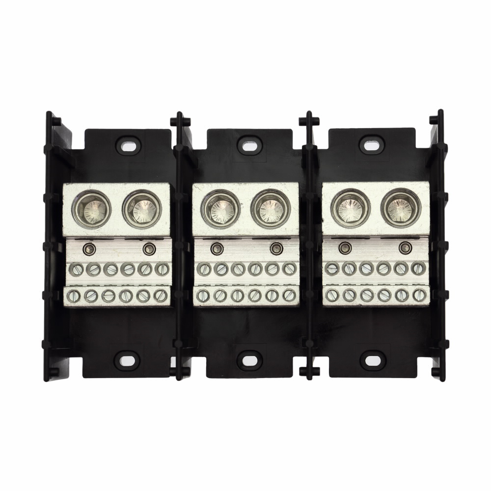 BUSSMANN Bussmann 16530-3 6-Pack Power Terminal Block 600 VAC/VDC 760 A
