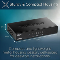 TRENDNET TRENDnet TEG-S83 8-Port Gigabit Desktop Switch