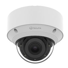 HANWHA VISION HANWHA VISION QNV-C9083R Wisenet Q Network Outdoor Vandal Dome Camera, 4K @ 30fps, Motorized Vari-focal Lens 3.2-10.2mm