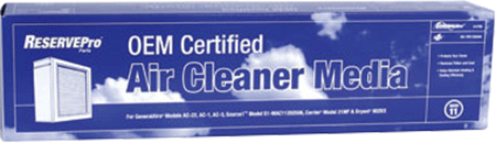 GENERALAIRE GeneralAire 4001 Replacement Filter Media 7 inches Merv 11