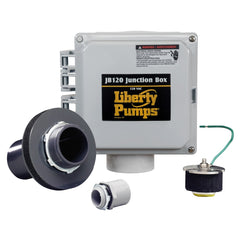 LIBERTY PUMPS Liberty Pumps JB120 Pump Station Junction Box 120V Receptacle