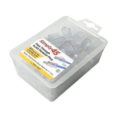 SIMPLY45 Simply45 S45-1501 CAT5e Unshielded Pass Through RJ45 50-Pack