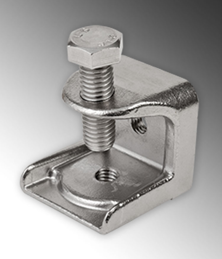 CALBRITE Calbrite S60200BC00 Stainless Steel Beam Clamp 1/4