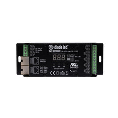 DIODE LED Diode LED DI-1810 DMX512 4-Channel Decoder with Digital Display controls LED RGB and RGBW lighting fixtures