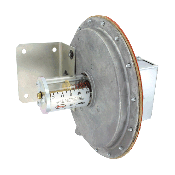 DWYER Dwyer 1640-1 Floating Contact Null Switch 0.02-1.0 in. w.c. Range