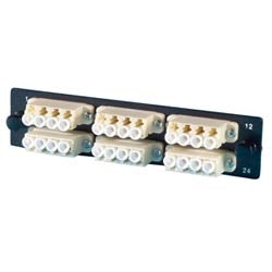 ORTRONICS ORTRONICS OFP-SCD12MB 6-SC-Duplex (12 fibers) multimode adapters with phosphor-bronze alignment sleeves