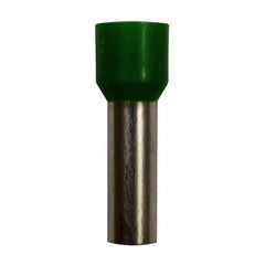HONEYWELL Eclipse 701-021 Insulated Green Wire Ferrules 6 AWG 18mm Barrel 100-Pack 10-Pack