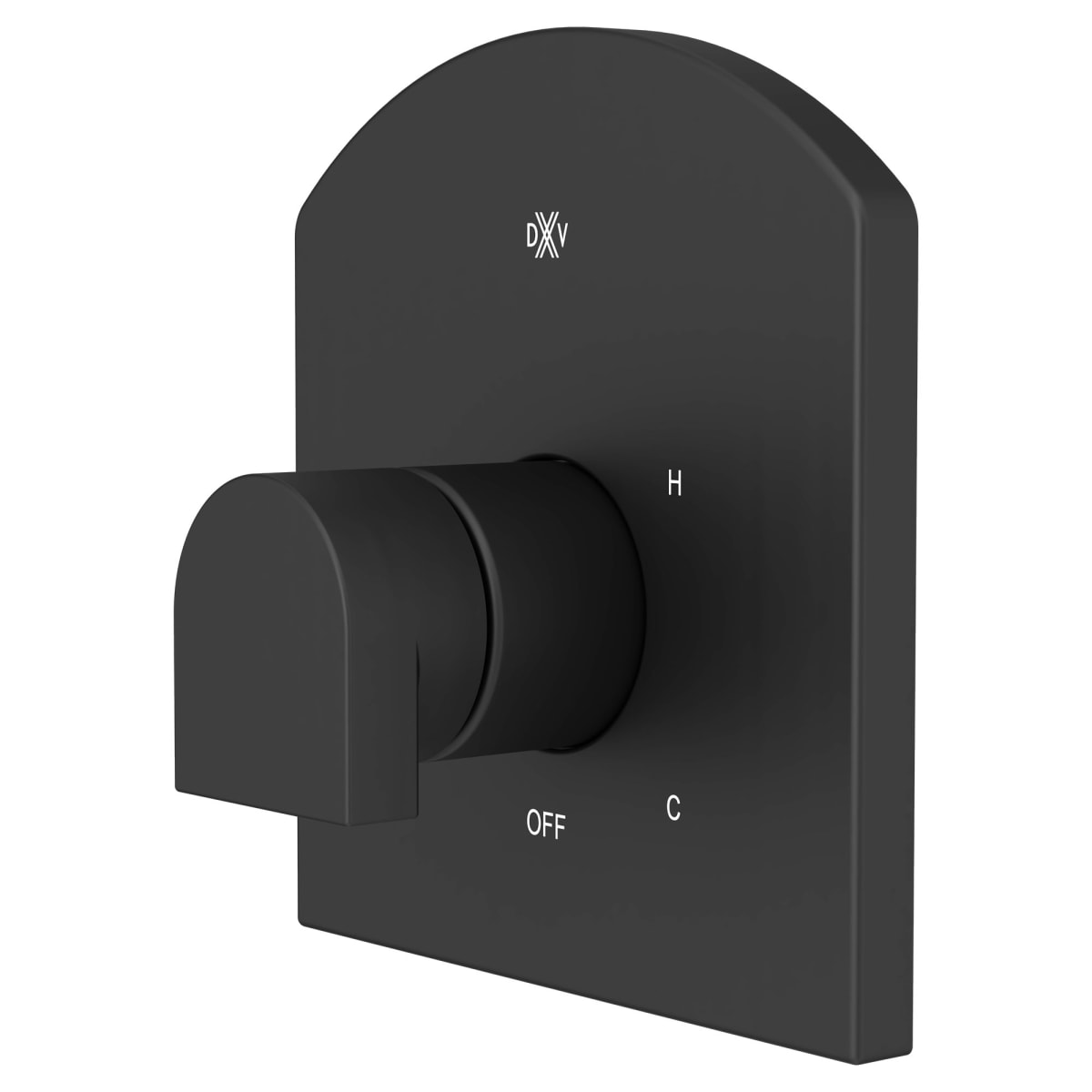 DXV DXV D35109F00.243 Equility Single Handle Pressure Balance Valve Trim Only in Matte Black