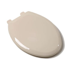 PLUMBING TECHNOLOGIES Plumbing Technologies 261-01 PlumbTech Elongated Plastic Top Mount Slow Close Toilet Seat with Adjustable Release 'N' Clean Hinge Bone