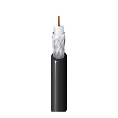 BELDEN Belden 91160091000 Series Broadband Coaxial Cable 18 AWG Solid BCCS PVC 1000' Reel